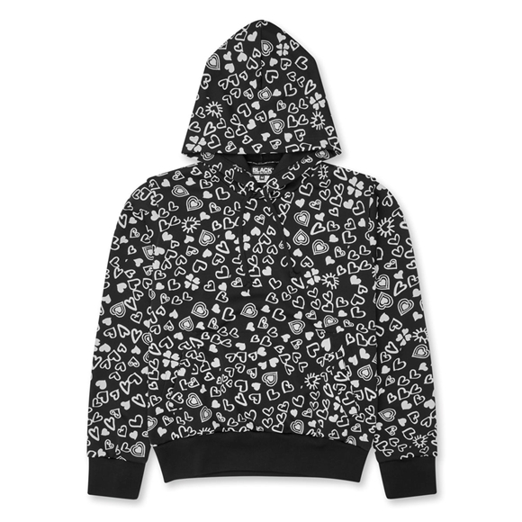 Comme Des Garcons BLACK Comme des Garçons - Filip Pagowski Hoodie Hoodies and Sweatshirts Sort | 29870-QJZH