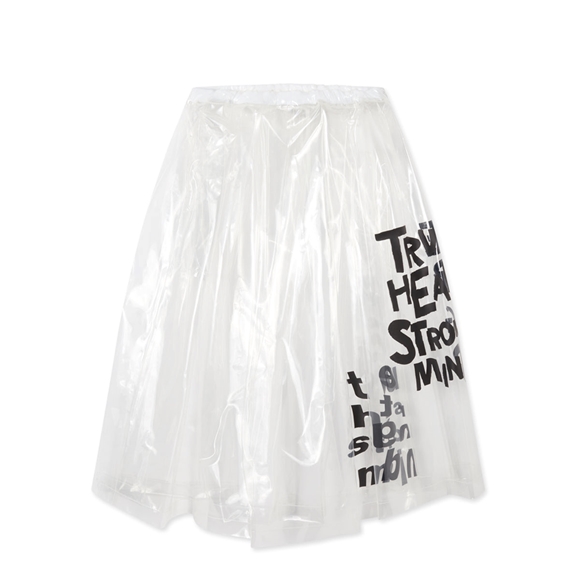 Comme Des Garcons BLACK Comme des Garçons - Clear Message Skirt Skjorte Clear | 97306-OSWI