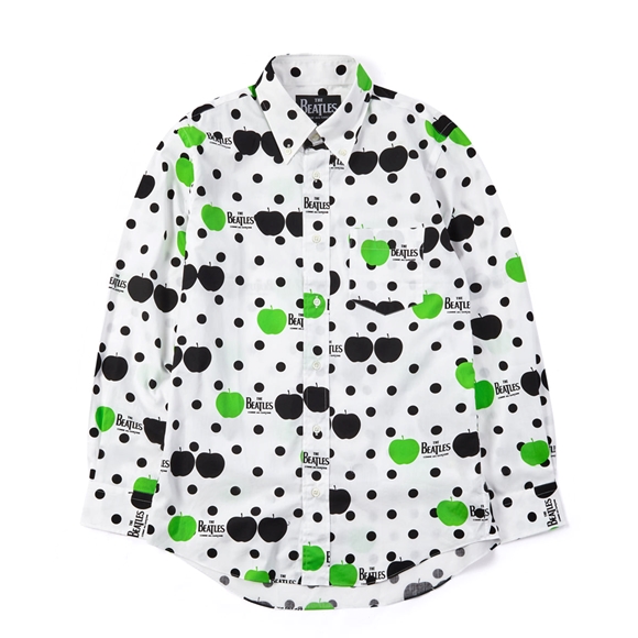 Comme Des Garcons CDG Beatles - Shirt Skjorte Hvide | 07439-GOMX