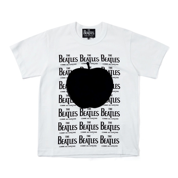 Comme Des Garcons CDG Beatles – T-Shirt T-Shirts Hvide | 05746-YELG