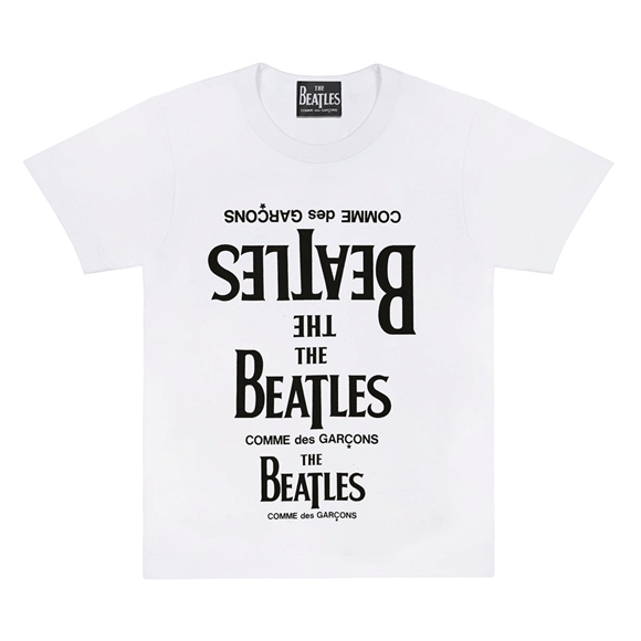 Comme Des Garcons CDG Beatles – T-Shirt T-Shirts Hvide | 18962-EHBU