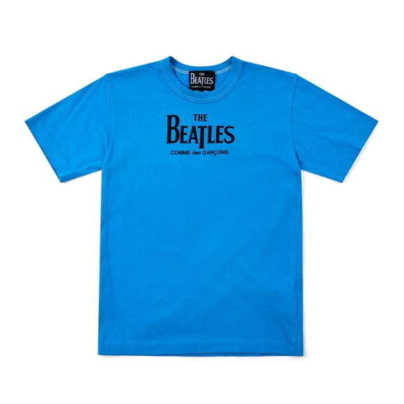 Comme Des Garcons CDG Beatles – T-Shirt T-Shirts Blå | 28769-RJPF