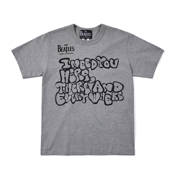 Comme Des Garcons CDG Beatles – T-Shirt T-Shirts Grå | 91857-KCML