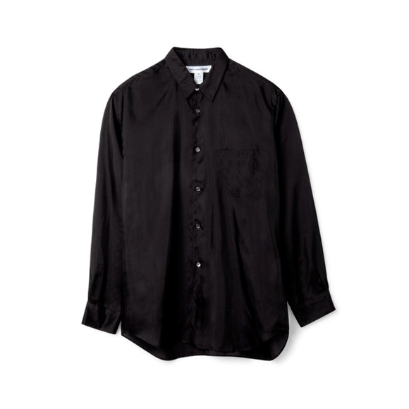 Comme Des Garcons CDG Shirt Forever / FZ-B132-PER-1 / CUPRO SHIRT Toppe Herre Sort | 35671-RPAE