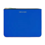 Comme Des Garcons CDG Super Fluo Wallet - SA5100SF Super Fluo Orange/Blue | 14938-TPDI