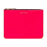 Comme Des Garcons CDG Super Fluo Wallet - SA5100SF Super Fluo Pink/Yellow | 74385-WZVT