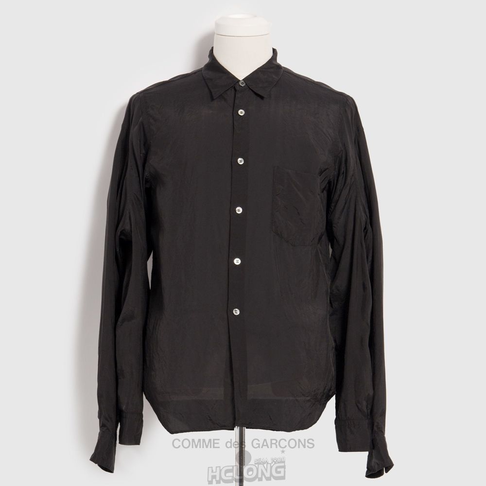 Comme Des Garcons BLACK Comme des Garçons - Taffeta Shirt Skjorte Sort | 07219-VCIS