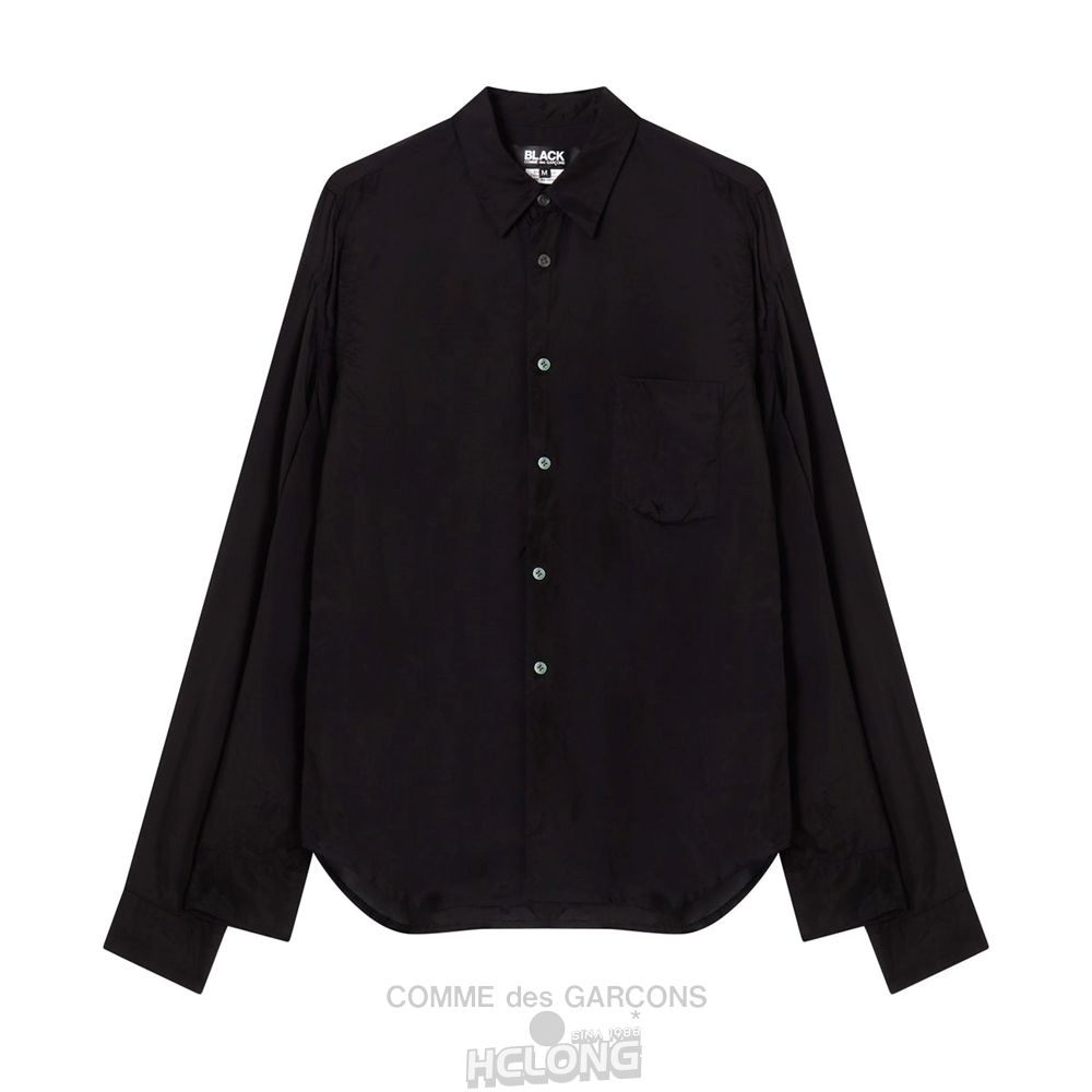 Comme Des Garcons BLACK Comme des Garçons - Taffeta Shirt Skjorte Sort | 07219-VCIS