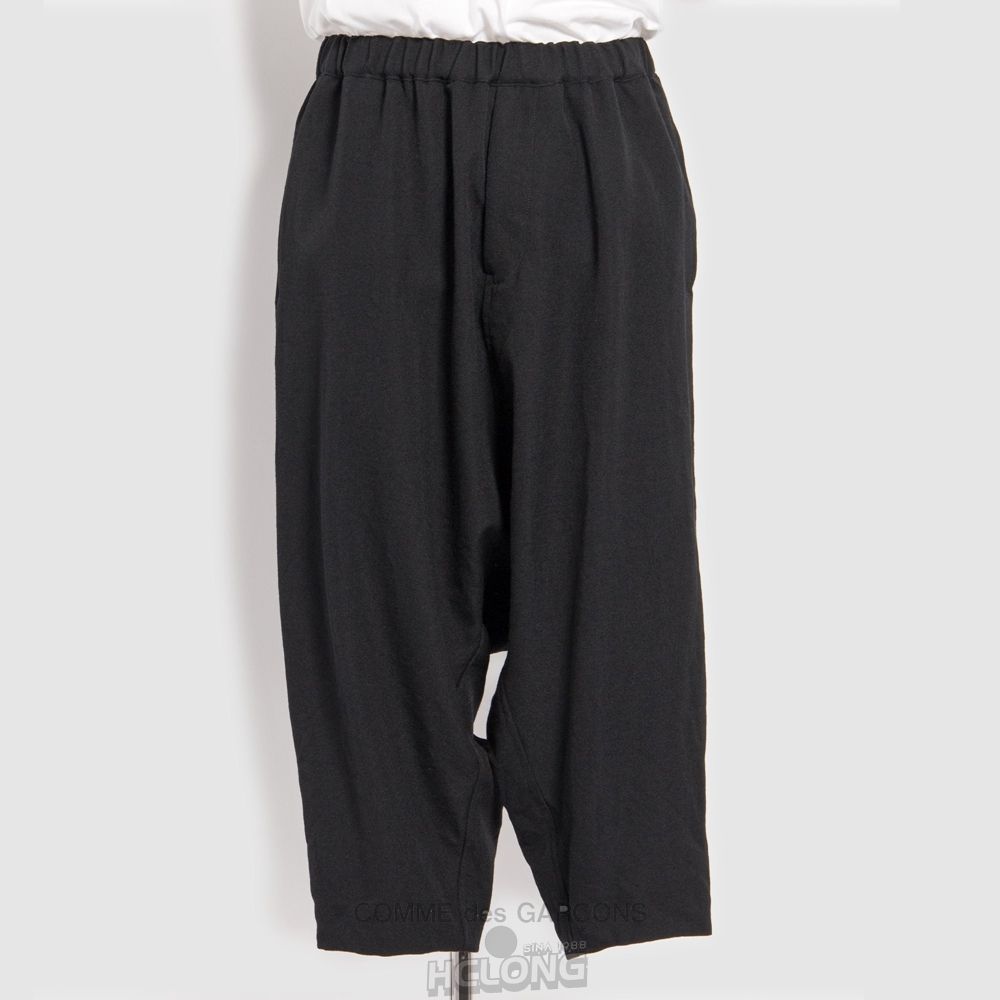 Comme Des Garcons BLACK Comme des Garçons - Thick Uld Pants Bukser Sort | 08532-HRAN