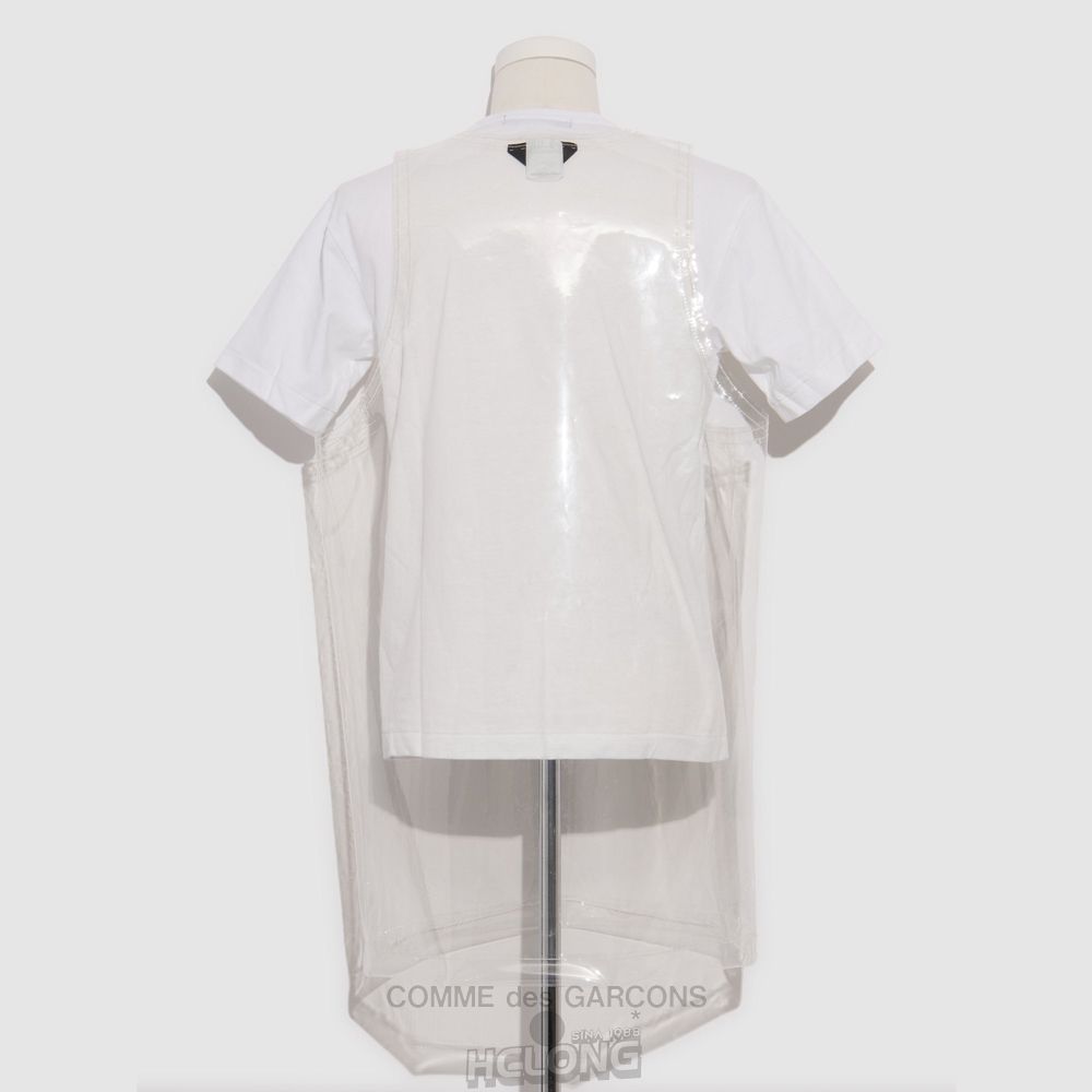 Comme Des Garcons BLACK Comme des Garçons - Clear Message Tanktop Tank Top Clear | 10732-IGNF