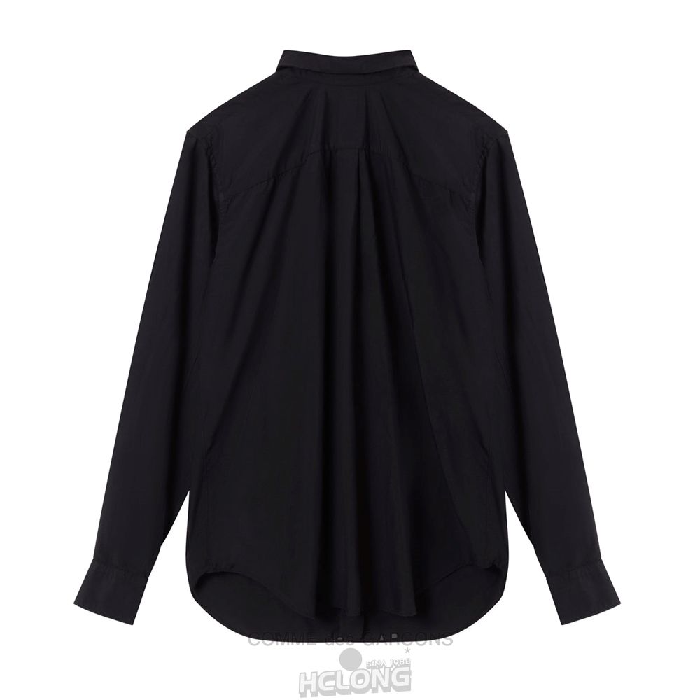 Comme Des Garcons BLACK Comme des Garçons - Back to Front Shirt Skjorte Sort | 14690-RGIN