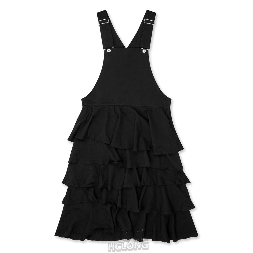 Comme Des Garcons BLACK Comme des Garçons - Ruffled Kjole Dresses Dame Sort | 15423-ANSO