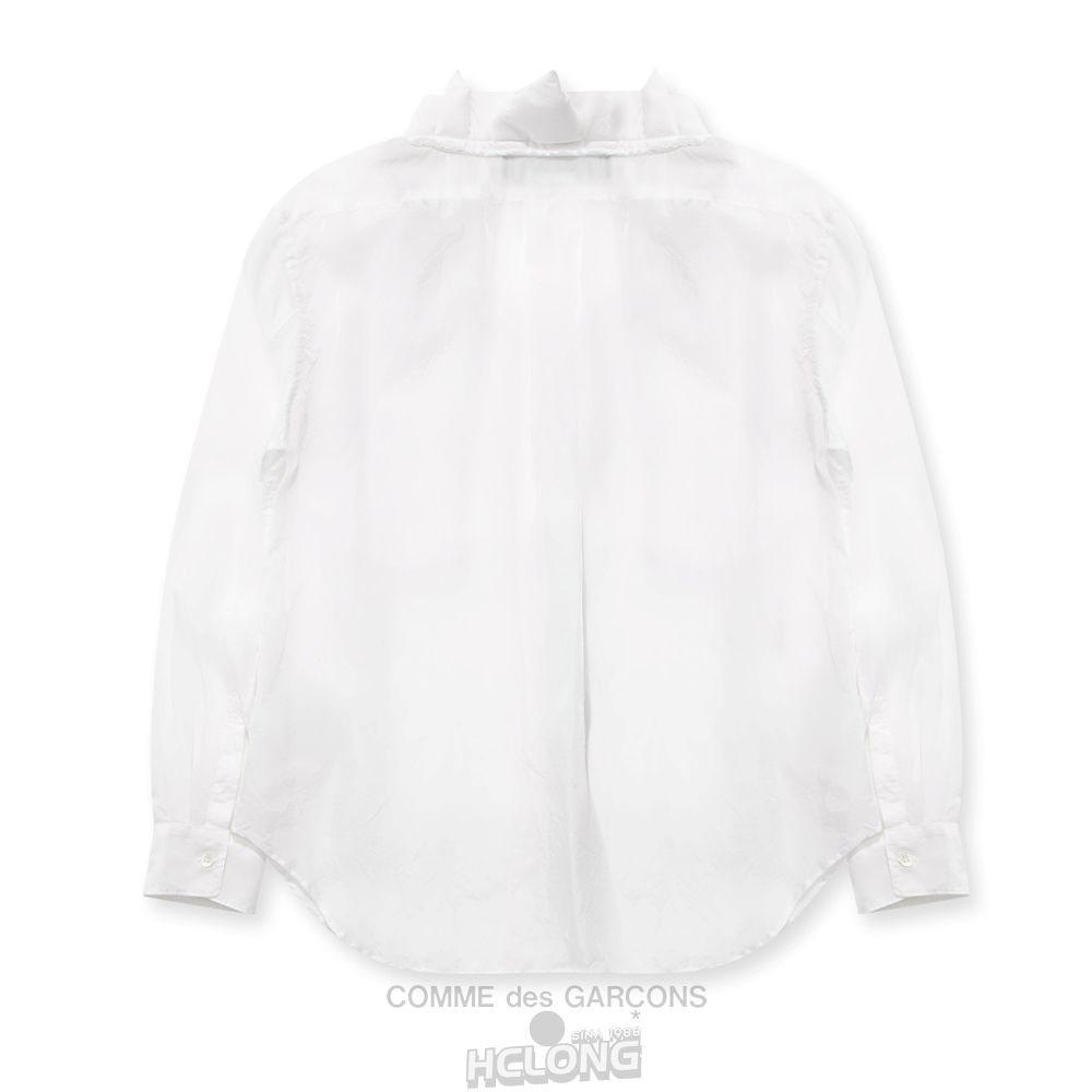 Comme Des Garcons BLACK Comme des Garçons - Cupra Taffeta Shirt Skjorte Hvide | 23057-ZSQG