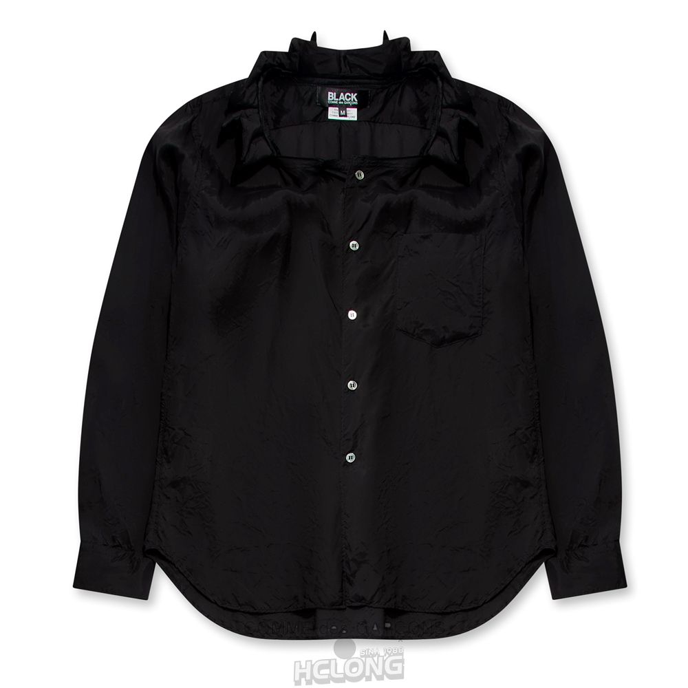 Comme Des Garcons BLACK Comme des Garçons - Cupra Taffeta Shirt Skjorte Sort | 32086-OVCH