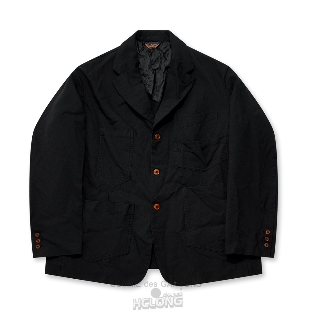 Comme Des Garcons BLACK Comme des Garçons - Pocket Jacket Overtøj Sort | 46573-LCQK