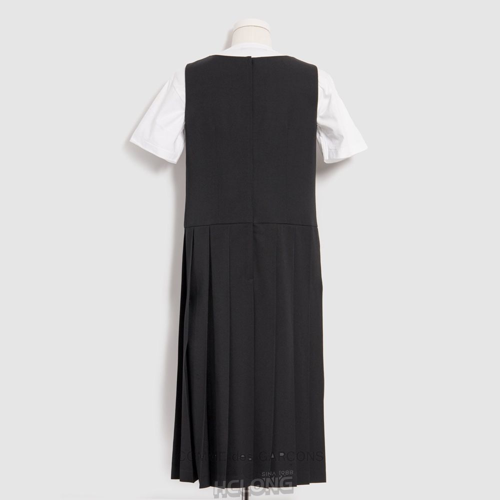 Comme Des Garcons BLACK Comme des Garçons - Heart Kjole Dresses Dame Sort | 48703-UBRJ