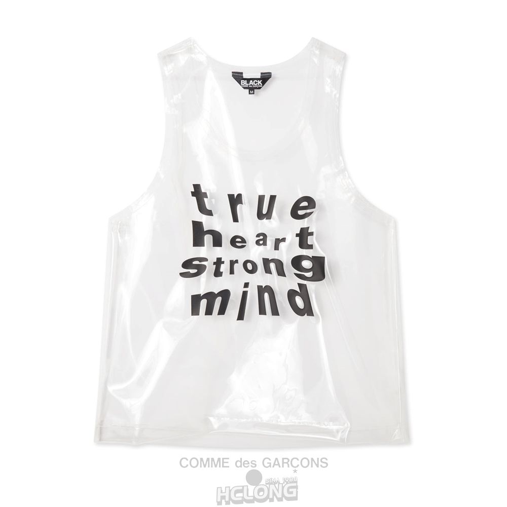 Comme Des Garcons BLACK Comme des Garçons - Clear Tanktop Tank Top Clear | 53087-JVZN