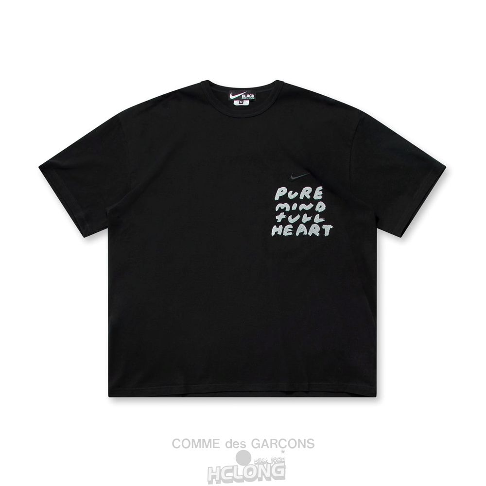 Comme Des Garcons BLACK Comme des Garçons - Message Print T-Shirt Tee Sort | 53609-BHNZ