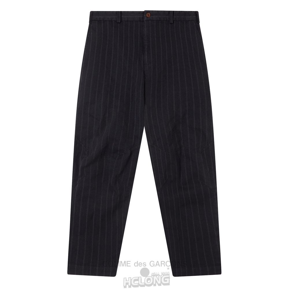 Comme Des Garcons BLACK Comme des Garçons - Stripe Suit Pants Bukser Sort | 60738-FAIZ