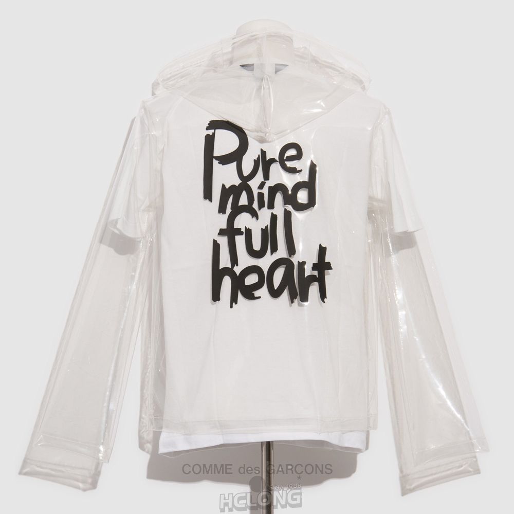 Comme Des Garcons BLACK Comme des Garçons - Clear Blouson Overtøj Clear | 65094-EKWQ