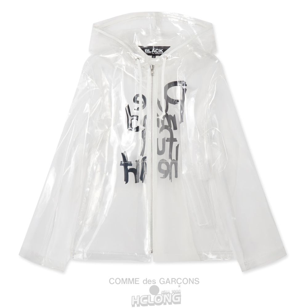 Comme Des Garcons BLACK Comme des Garçons - Clear Blouson Overtøj Clear | 65094-EKWQ