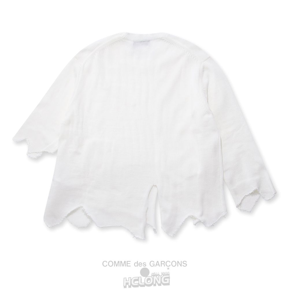 Comme Des Garcons BLACK Comme des Garçons - Sweater Trøjer Hvide | 65370-HRBK