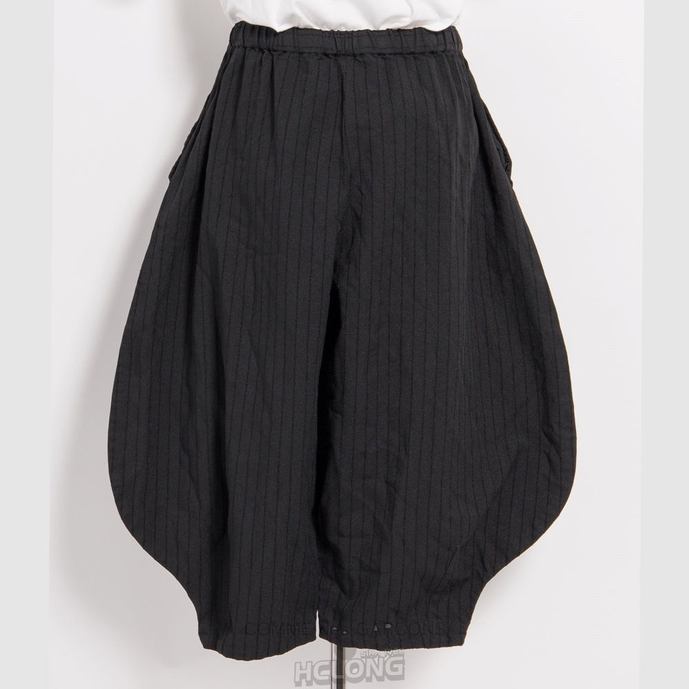 Comme Des Garcons BLACK Comme des Garçons - Stripe Pants Bukser Sort | 69574-MHSP