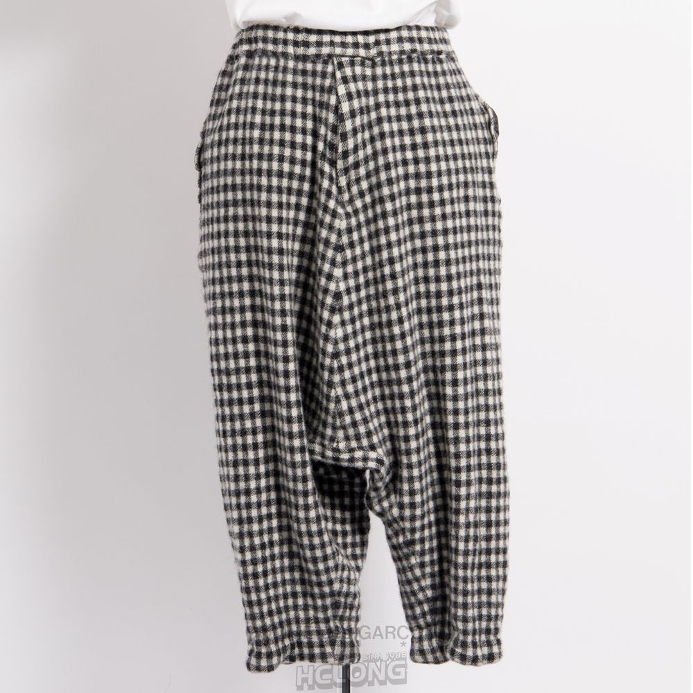 Comme Des Garcons BLACK Comme des Garçons - Grinham Check Pants Bukser Sort Hvide | 79285-KXML