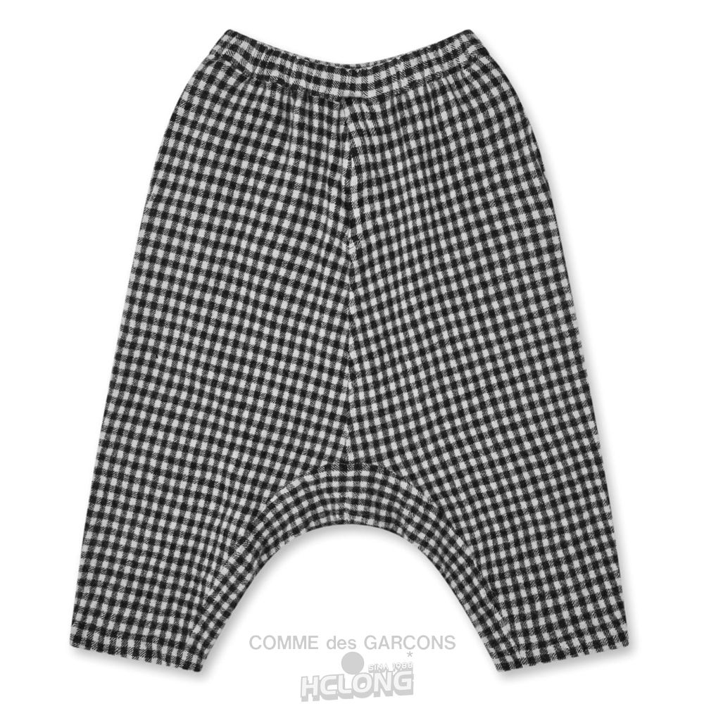 Comme Des Garcons BLACK Comme des Garçons - Grinham Check Pants Bukser Sort Hvide | 79285-KXML