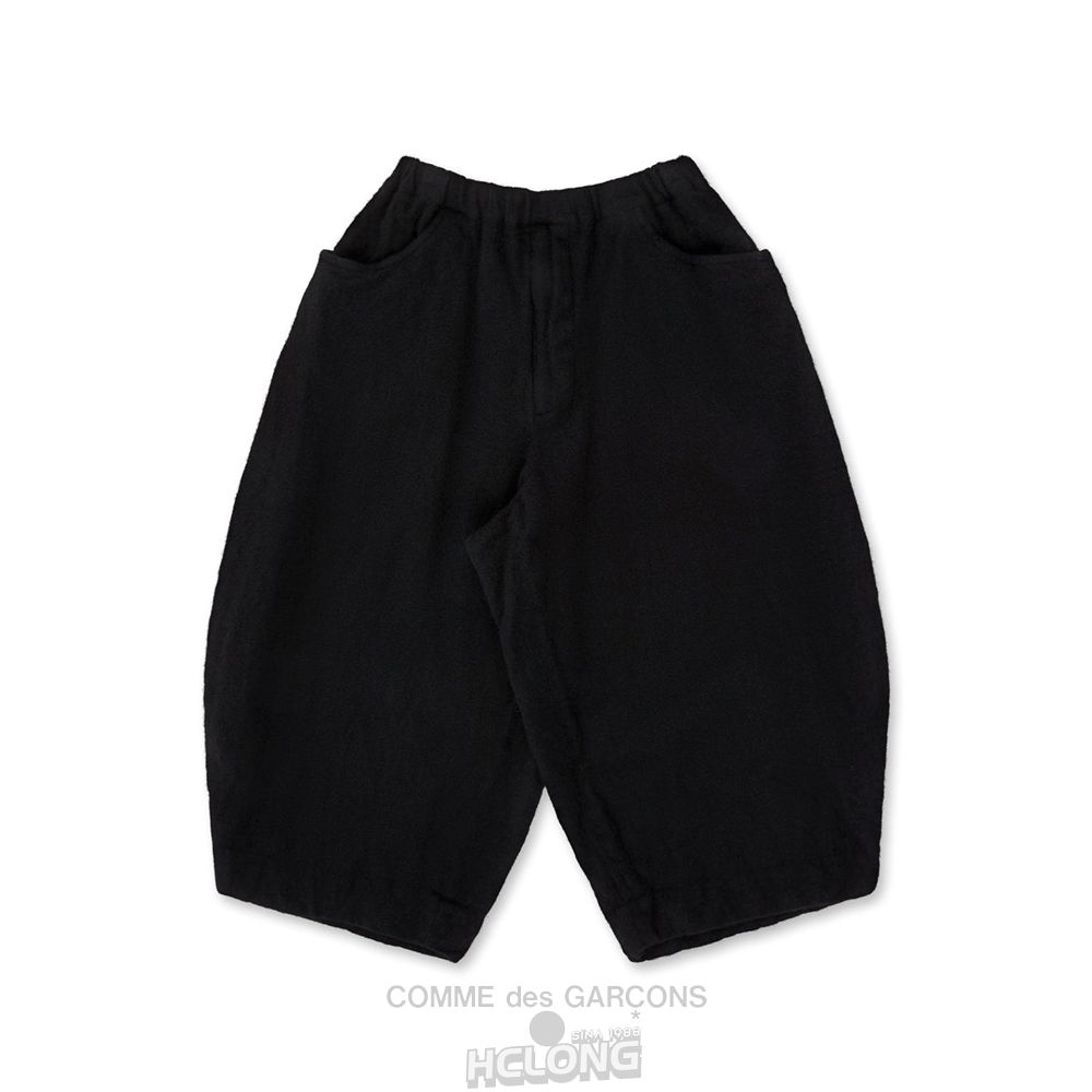 Comme Des Garcons BLACK Comme des Garçons - Brede Leg Pants Bukser Sort | 81274-PROU