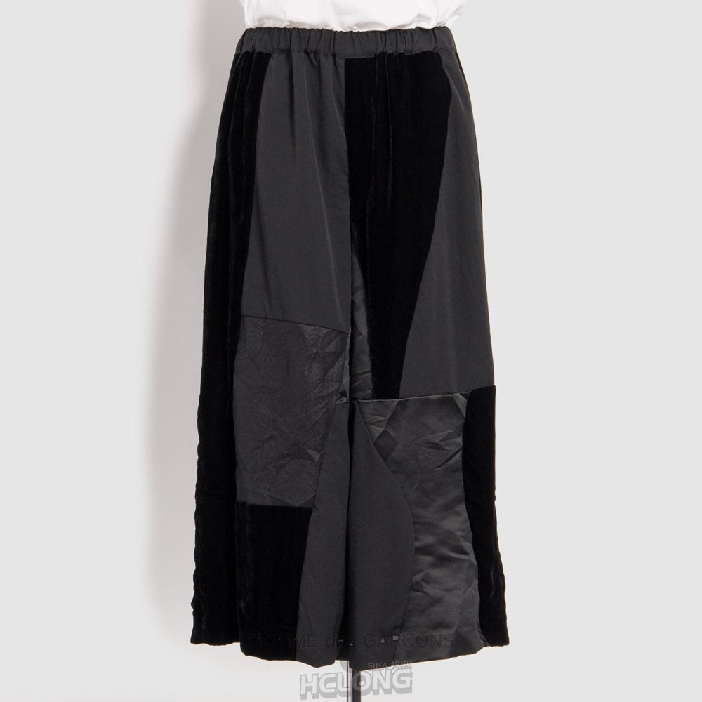 Comme Des Garcons BLACK Comme des Garçons - Patchwork Pants Bukser Sort | 81402-JPYS