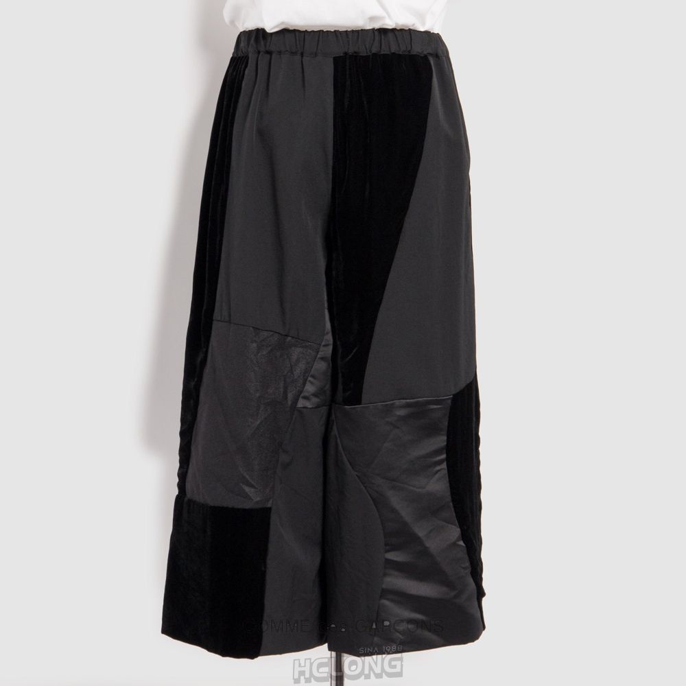 Comme Des Garcons BLACK Comme des Garçons - Patchwork Pants Bukser Sort | 81402-JPYS