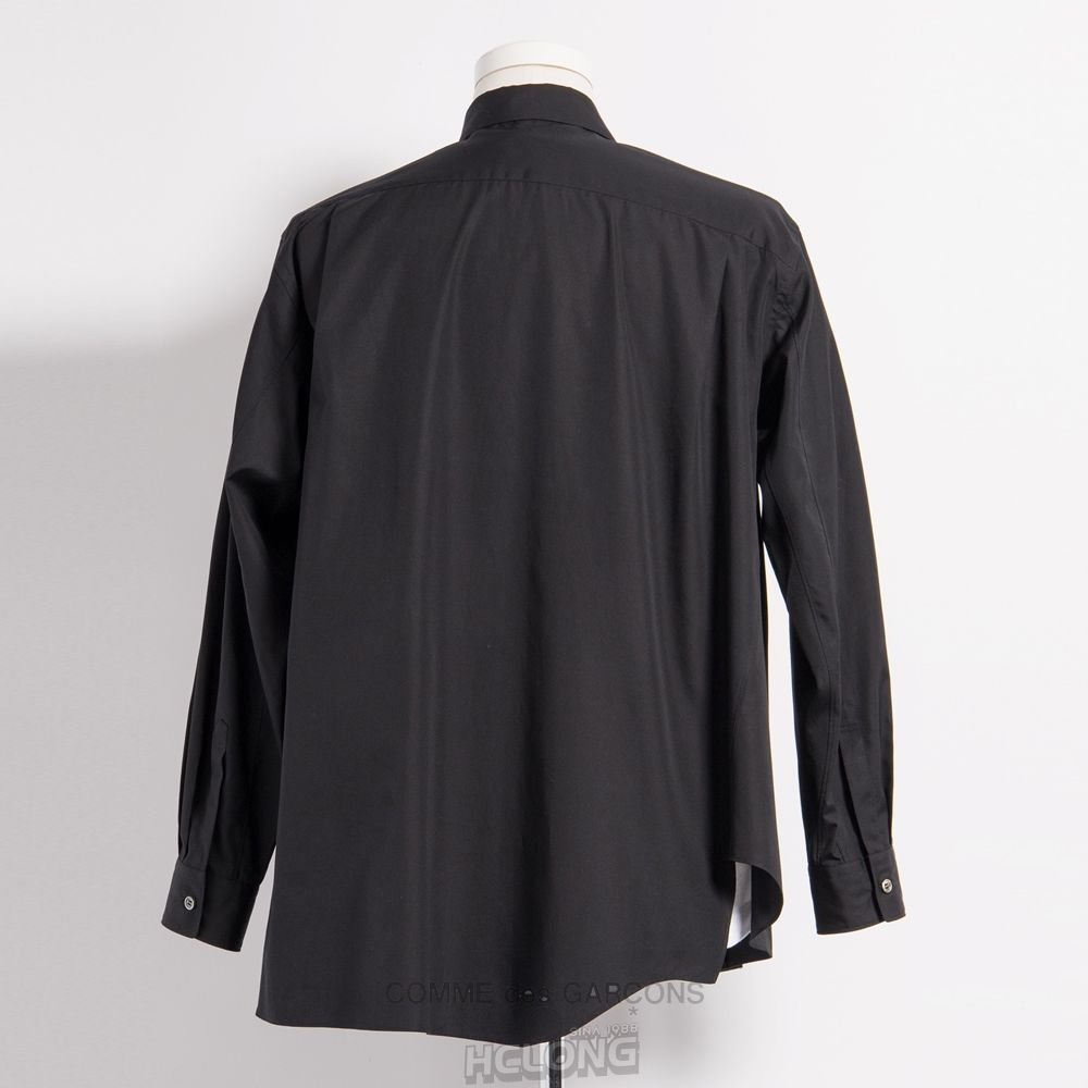 Comme Des Garcons BLACK Comme des Garçons - Bias Shirt Skjorte Sort | 83476-PCOV