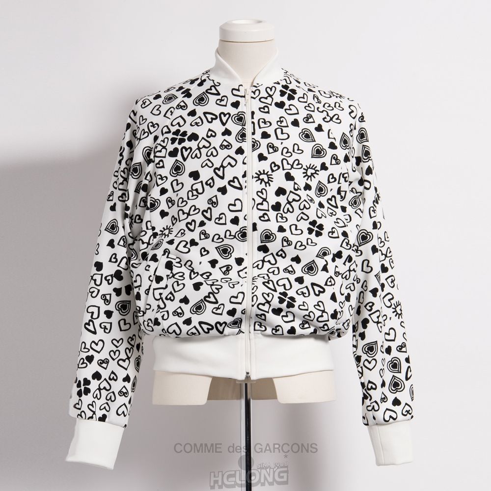 Comme Des Garcons BLACK Comme des Garçons - Filip Pagowski Blouson Overtøj Hvide | 86502-WEIQ