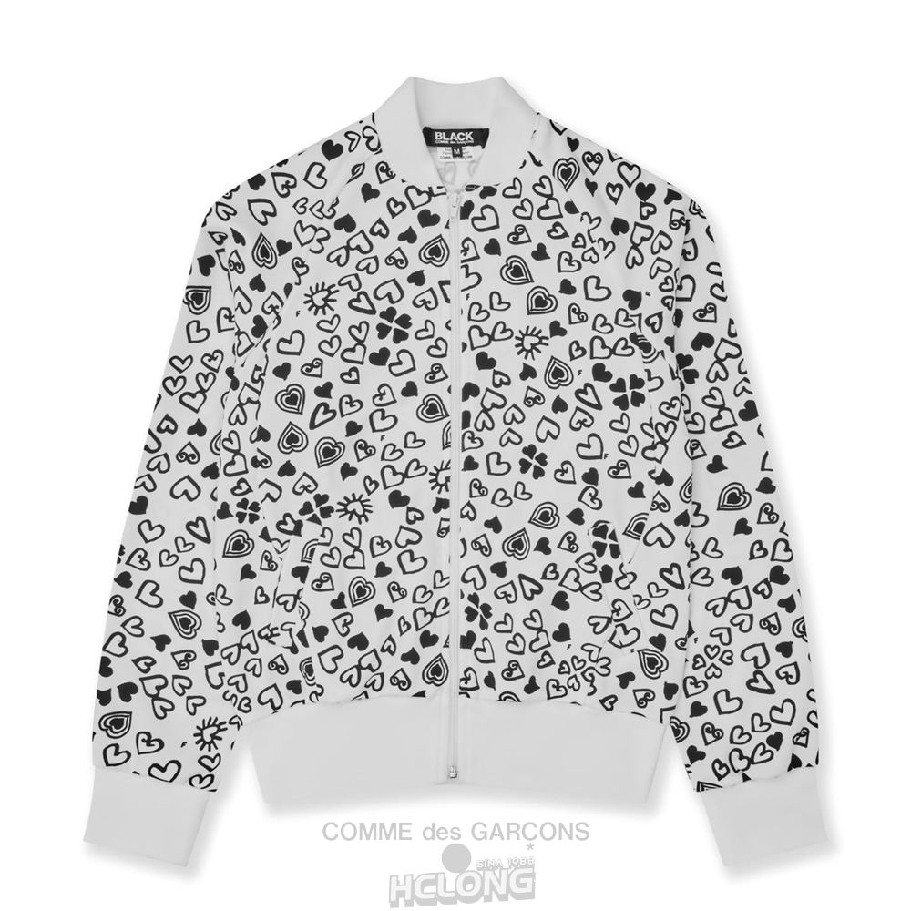 Comme Des Garcons BLACK Comme des Garçons - Filip Pagowski Blouson Overtøj Hvide | 86502-WEIQ