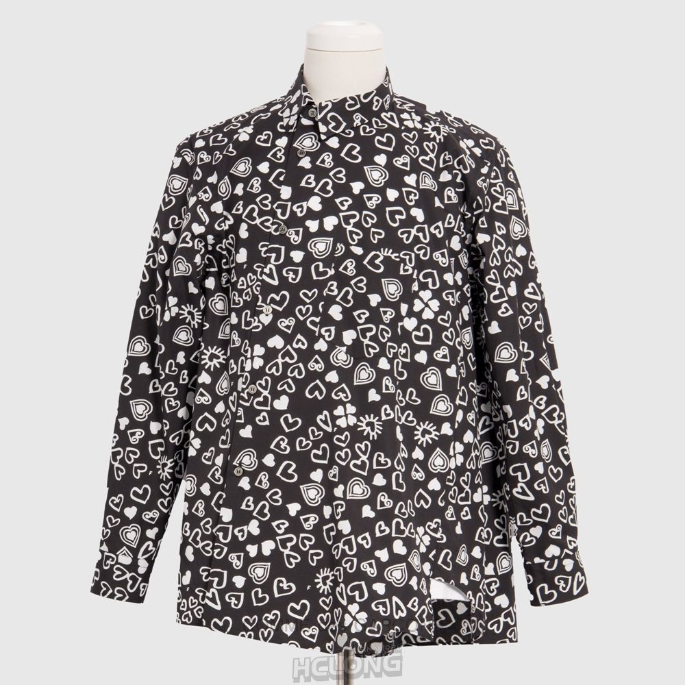 Comme Des Garcons BLACK Comme des Garçons - Filip Pagowski Bias Shirt Skjorte Sort | 91386-HIYV