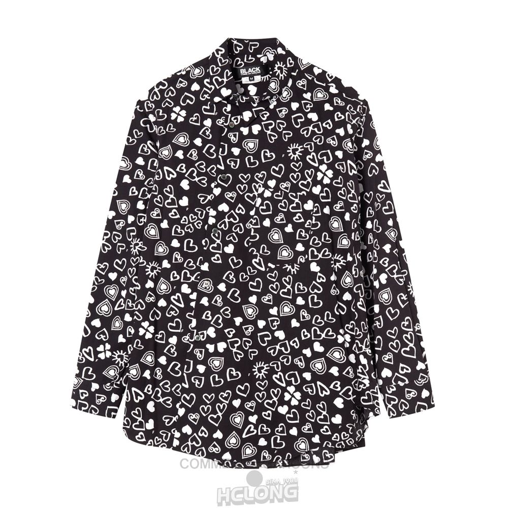 Comme Des Garcons BLACK Comme des Garçons - Filip Pagowski Bias Shirt Skjorte Sort | 91386-HIYV