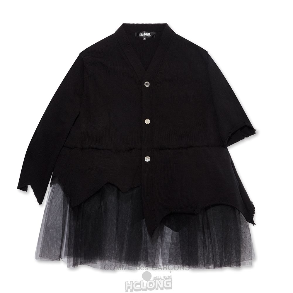 Comme Des Garcons BLACK Comme des Garçons - Cardigan Cardigans Sort | 91576-OFID