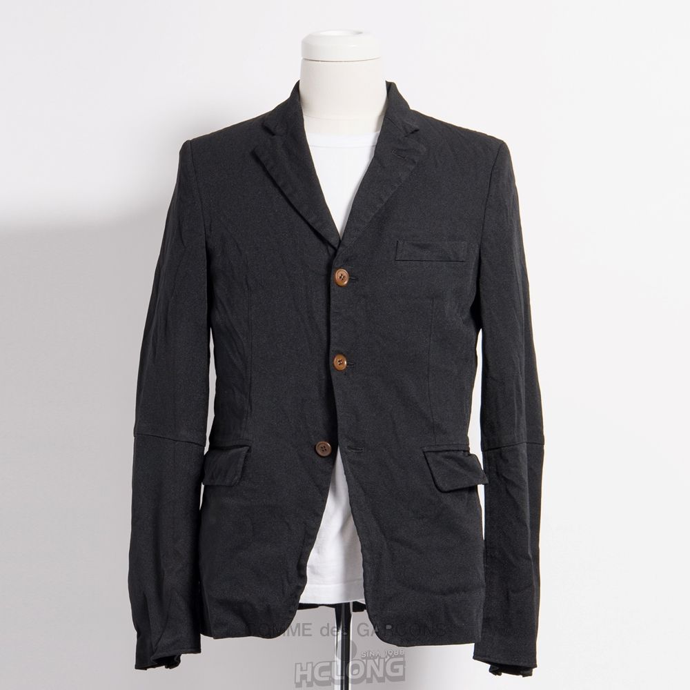 Comme Des Garcons BLACK Comme des Garçons - Tailored Twill Jacket Overtøj Sort | 92678-ZEKF