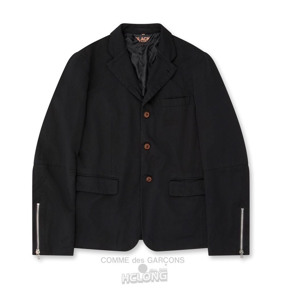 Comme Des Garcons BLACK Comme des Garçons - Tailored Twill Jacket Overtøj Sort | 92678-ZEKF