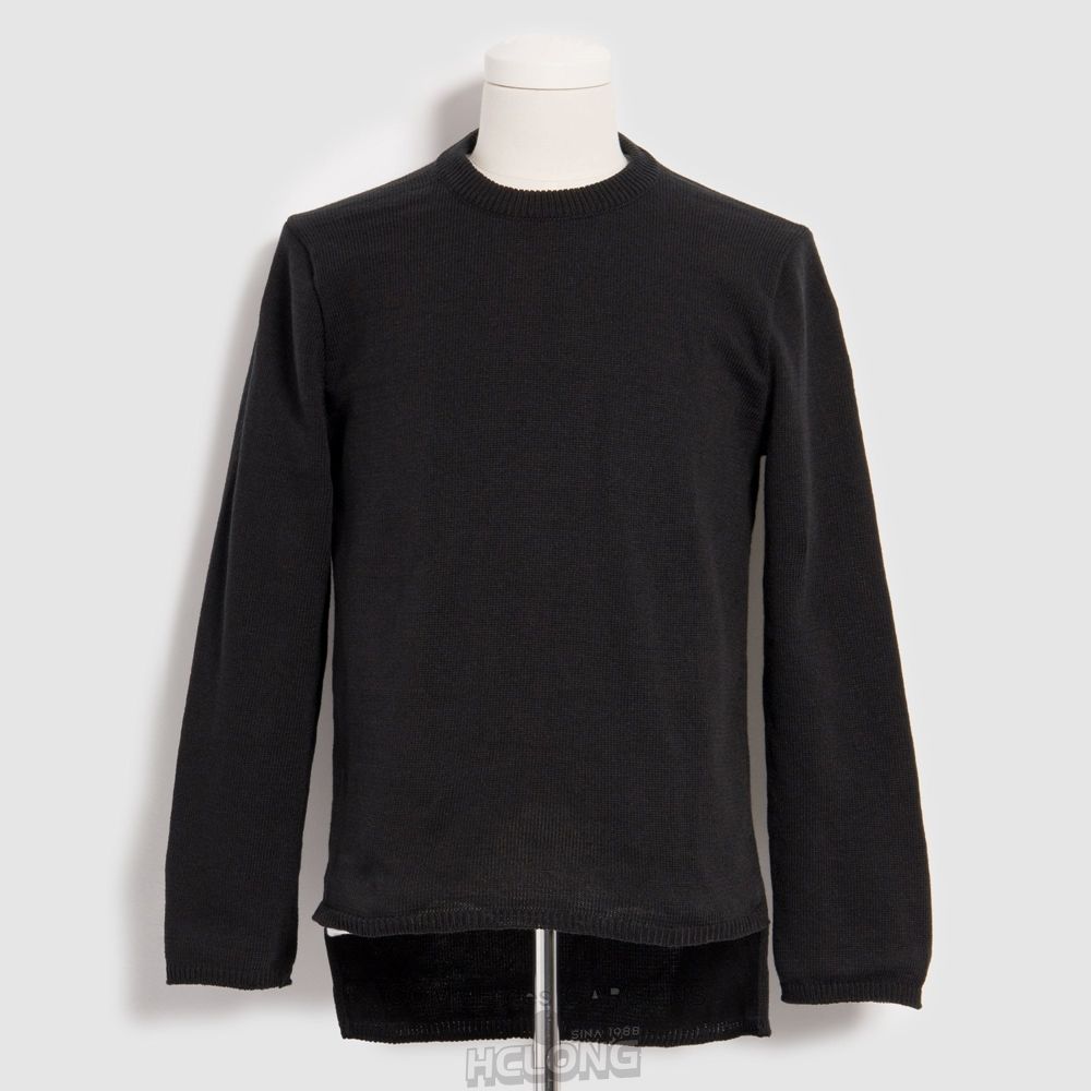 Comme Des Garcons BLACK Comme des Garçons - Asymmetric Pullover Pullovers Sort | 98571-RTPK