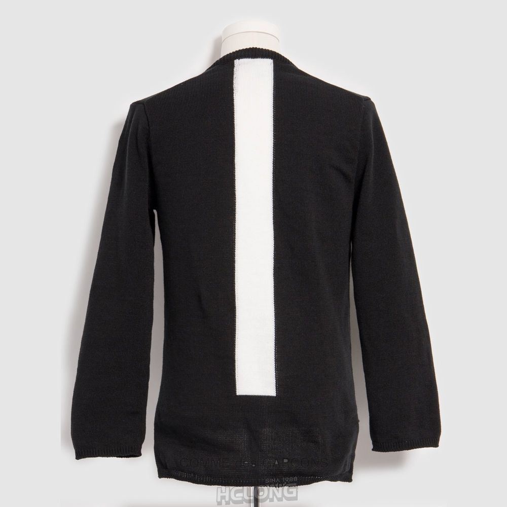 Comme Des Garcons BLACK Comme des Garçons - Asymmetric Pullover Pullovers Sort | 98571-RTPK