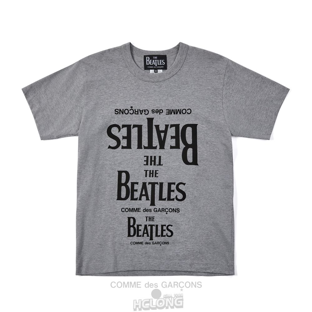 Comme Des Garcons CDG Beatles - Beatles T-Shirt T-Shirts Grå | 21386-VAFE