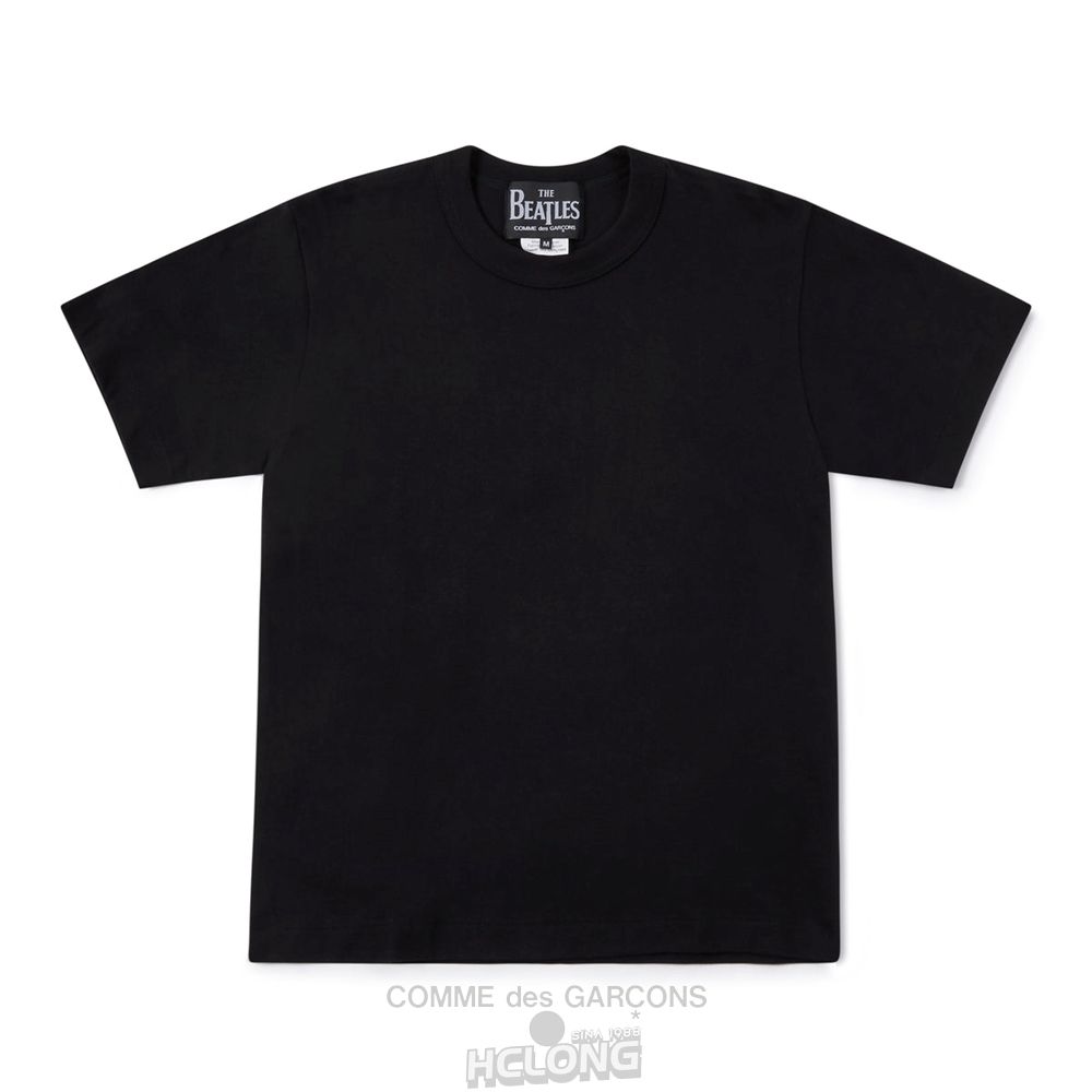 Comme Des Garcons CDG Beatles - Logo T-Shirt T-Shirts Sort | 56319-NGRI