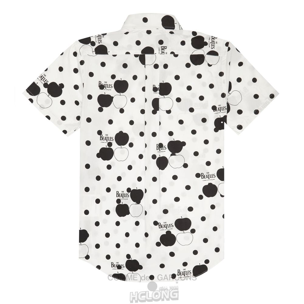 Comme Des Garcons CDG Beatles - Shirt Skjorte Hvide | 49812-KPBV