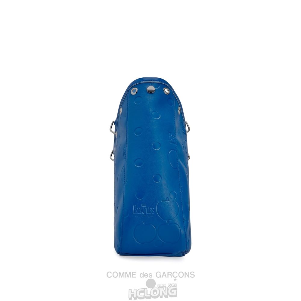 Comme Des Garcons CDG Beatles - Small Embossed Båd Bag Taske Blå | 43201-LHBC