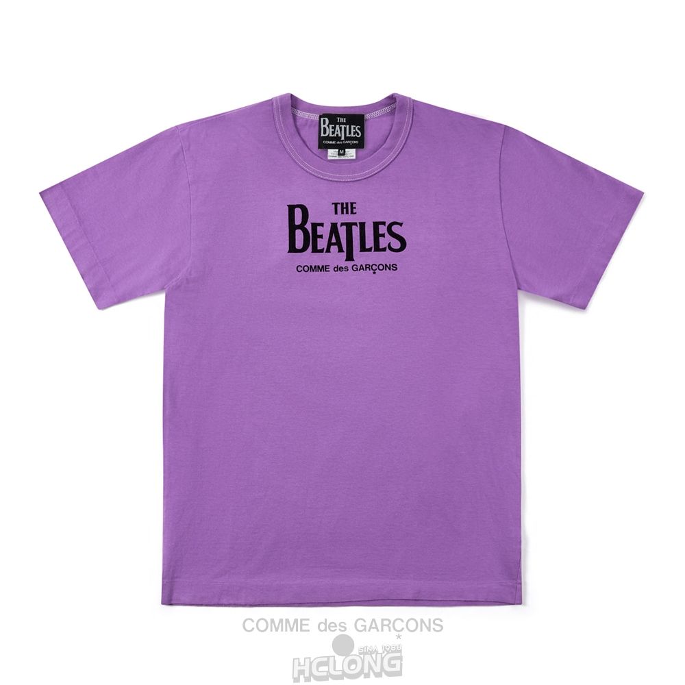 Comme Des Garcons CDG Beatles - T-Shirt T-Shirts Lilla | 69347-AEXK