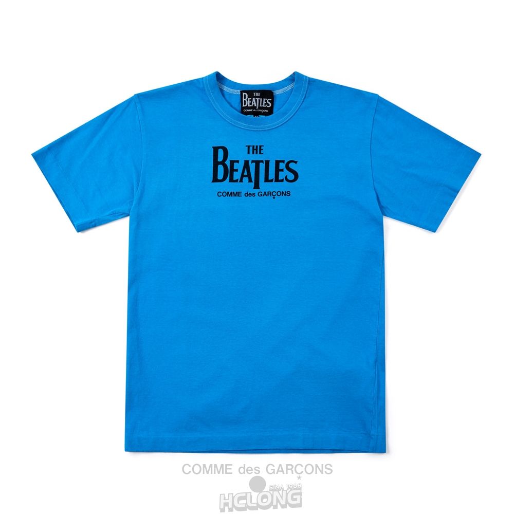 Comme Des Garcons CDG Beatles – T-Shirt T-Shirts Blå | 28769-RJPF