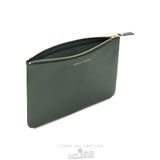 Comme Des Garcons CDG Classic Wallet - SA5100 Navy & Bottle Green Grøn | 10378-JVBA