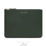 Comme Des Garcons CDG Classic Wallet - SA5100 Navy & Bottle Green Grøn | 10378-JVBA